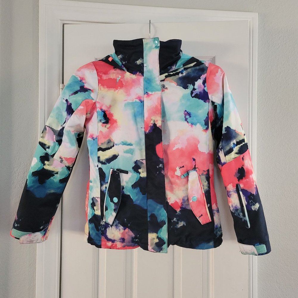 Roxy girls size 12 large snow ski dry flight jacket